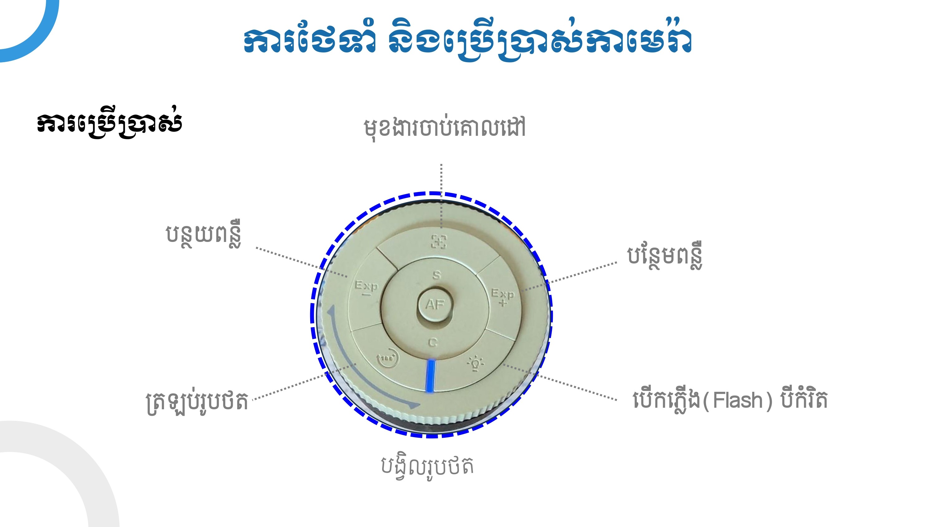 របៀបប្រើប្រាស់ ថែទាំ នឹងរក្សាទុក